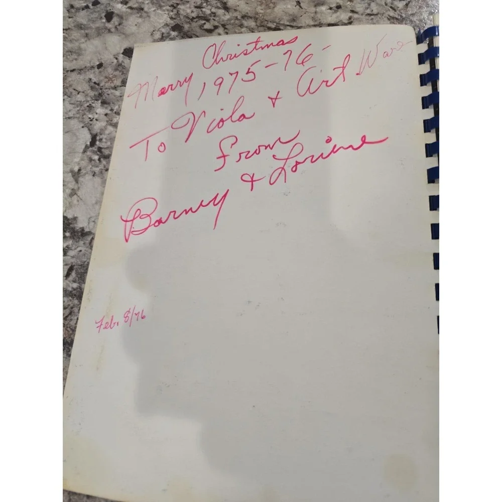 Vintage‎ Montana Bicentennial Grandma's Favorite Recipes By Range Riders Reps